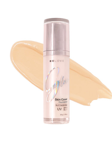 비러브 글로우 스킨 커버 파운데이션 21호 바닐라베이지 SPF42 50g /광채 윤광피부 모공