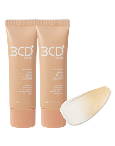 (2개)비러브 비씨디 플러스 크림 50g SPF50+ /CC BB 메이크업베이스 톤업