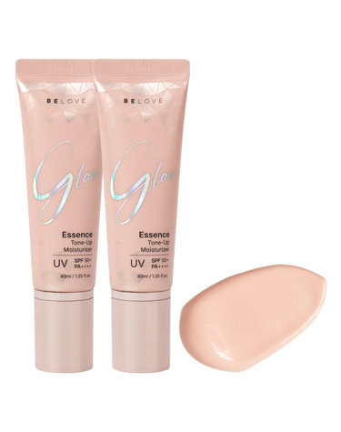 (2개)비러브 글로우 에센스 톤업 모이스처라이저 40ml SPF50+ /비비 선베이스 수분광