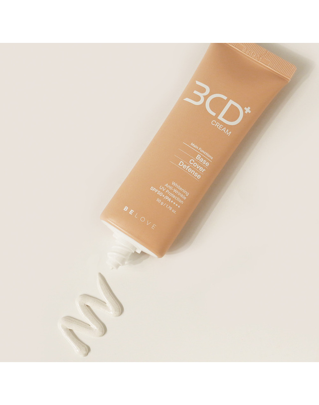 비러브 비러브 비씨디 플러스 크림 50g SPF50+ /CC BB 메이크업베이스 톤업 착용컷