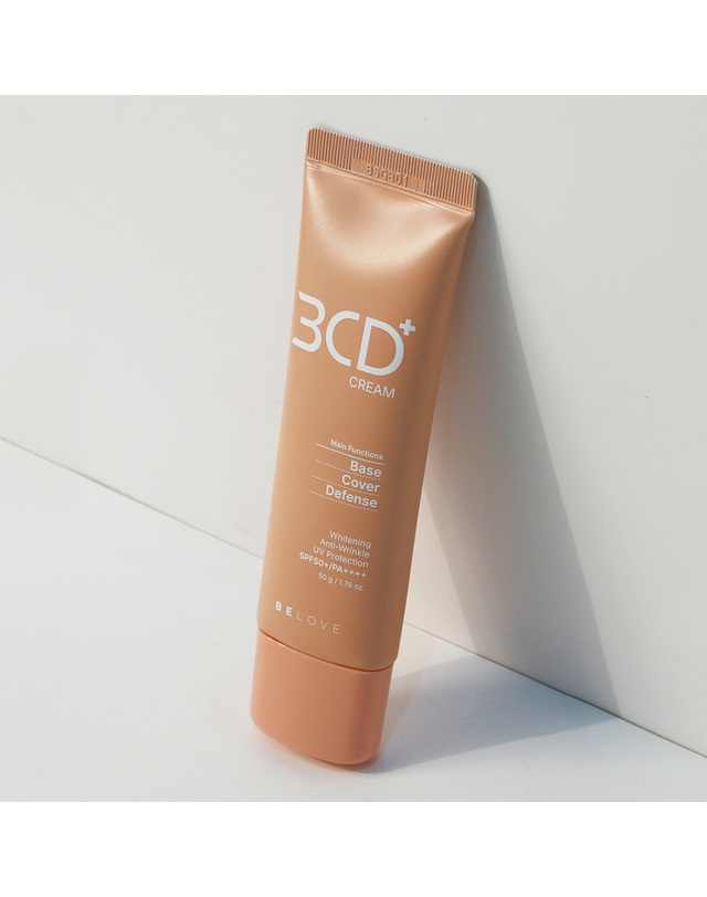 비러브 비러브 비씨디 플러스 크림 50g SPF50+ /CC BB 메이크업베이스 톤업 착용컷