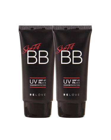 (1+1)비러브 스킨 핏 비비크림 50ml SPF41 /자외선차단 톤업 결광 BB