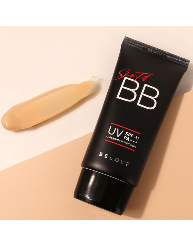 비러브 (1+1)비러브 스킨 핏 비비크림 50ml SPF41 /자외선차단 톤업 결광 BB 착용컷