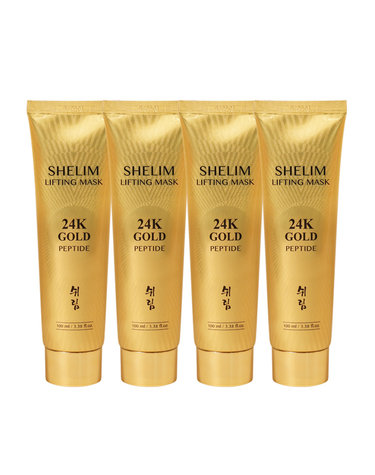 (4개)쉬림 24K골드 펩타이드 리프팅 마스크 100ml /필오프 랩핑마스크 결광 결개선