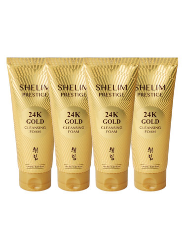 (4개)쉬림 24K골드 프레스티지 클렌징폼 150ml