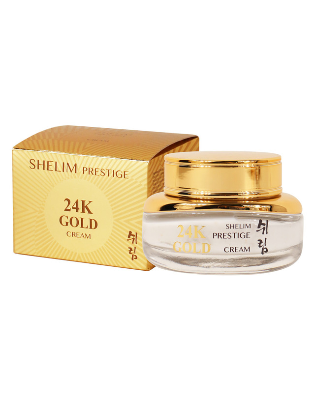 쉬림 (1+1)쉬림 24K골드 프레스티지 탄력크림 50ml /프리미엄 미백 주름개선 기능성 보습 탄력 기초화장품 착용컷