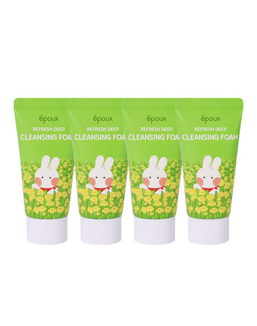 (4개)에뿌 리프레시 여행용 딥 클렌징폼 50ml /미니스.휴대용.세면도구.어메니티