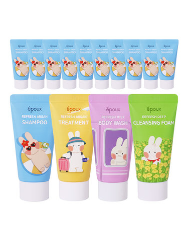 (10개)에뿌 리프레시 미니 여행용 50ml 택1 /샴푸.트리트먼트.바디워시.클렌징폼
