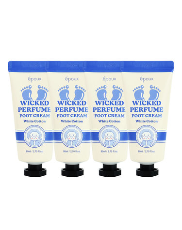 (4개)에뿌 향기마녀 풋크림 화이트코튼 80ml /발크림 시어버터 고보습