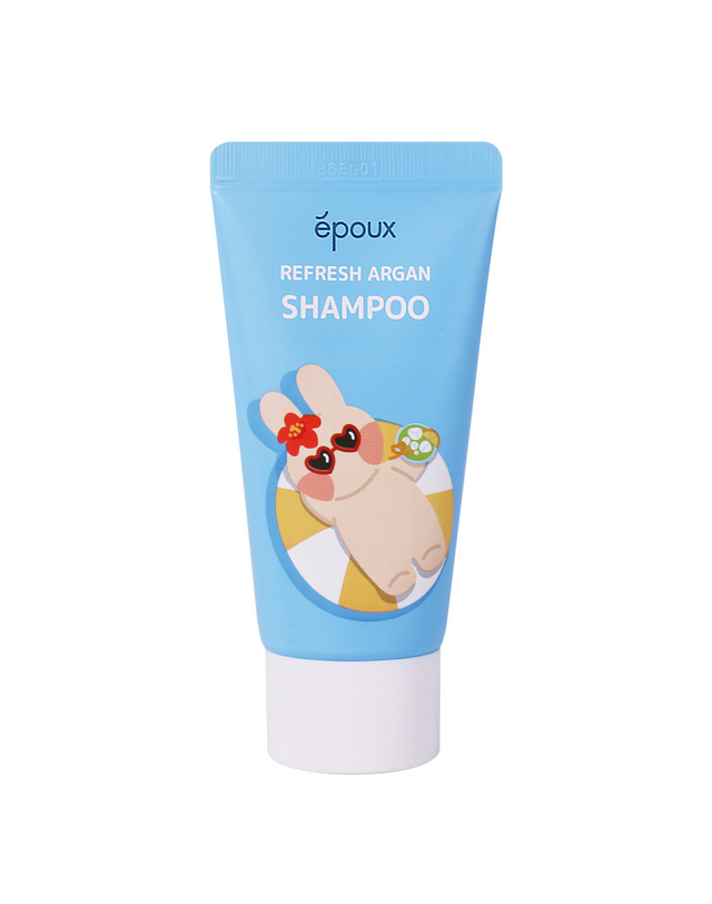 에뿌 (20개)에뿌 리프레시 아르간 여행용 샴푸 50ml /미니스.휴대용.세면도구.어메니티 착용컷