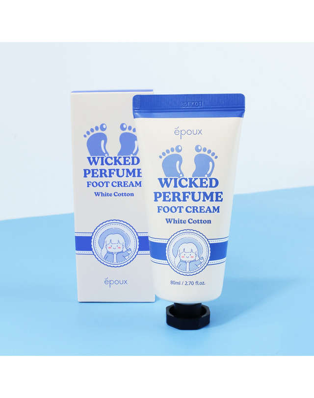 에뿌 (3개)에뿌 향기마녀 풋크림 화이트코튼 80ml /발크림 시어버터 고보습 착용컷