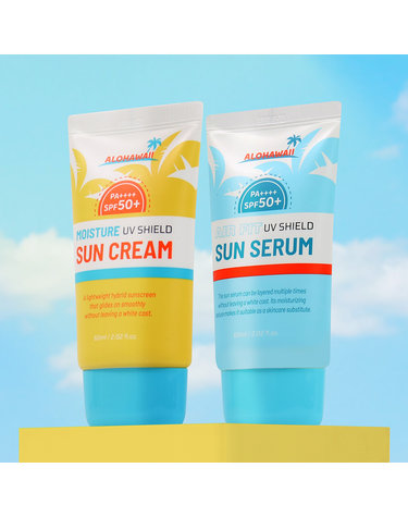 알로하와이 자외선차단 선크림 60ml SPF50+ PA++++ 2종 / 선크림 or 선세럼 택1