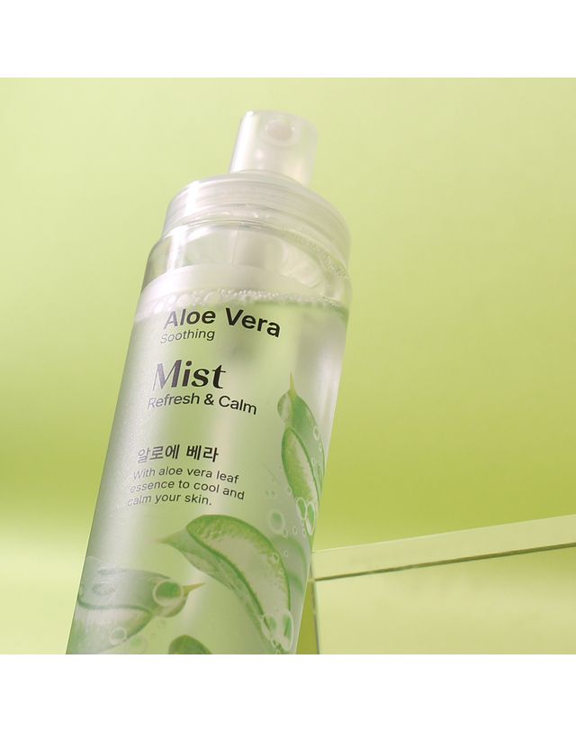 푸드어홀릭 (3개)푸드어홀릭 알로에베라 수딩미스트 120ml /수분 보습 진정 착용컷