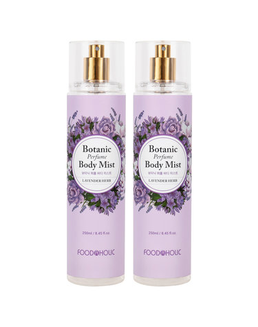 (1+1)푸드어홀릭 보타닉 퍼퓸 바디미스트 라벤더 허브 250ml /은은한 꽃향기
