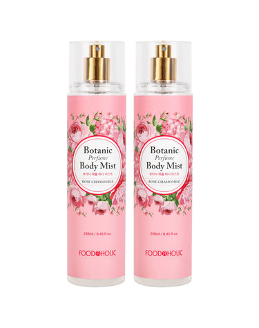 (1+1)푸드어홀릭 보타닉 퍼퓸 바디미스트 로즈 캐모마일 250ml /향좋은 살냄새
