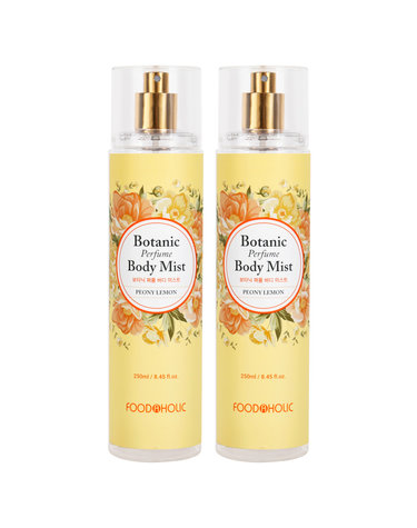 (1+1)푸드어홀릭 보타닉 퍼퓸 바디미스트 피오니 레몬 250ml /은은한 꽃향기