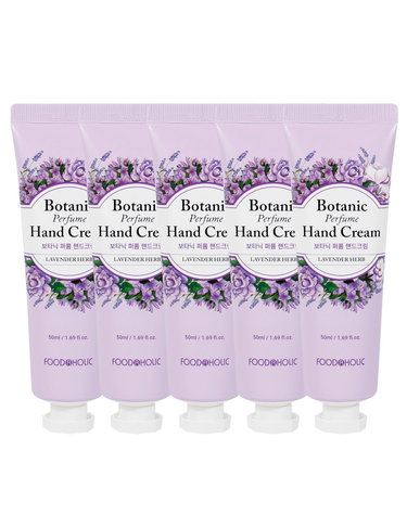 (5개)푸드어홀릭 보타닉 퍼퓸 핸드크림 라벤더 허브 50ml /향좋은