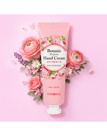 (무배)푸드어홀릭 보타닉 퍼퓸 핸드크림 로즈 캐모마일 50ml /향기좋은