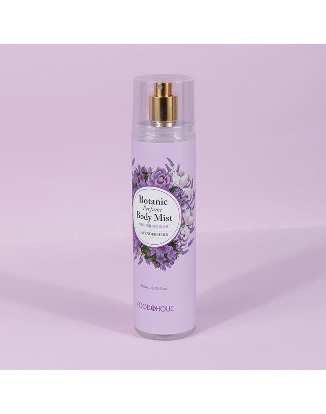 푸드어홀릭 (무배)푸드어홀릭 보타닉 퍼퓸 바디미스트 라벤더 허브 250ml /향좋은 살냄새 착용컷