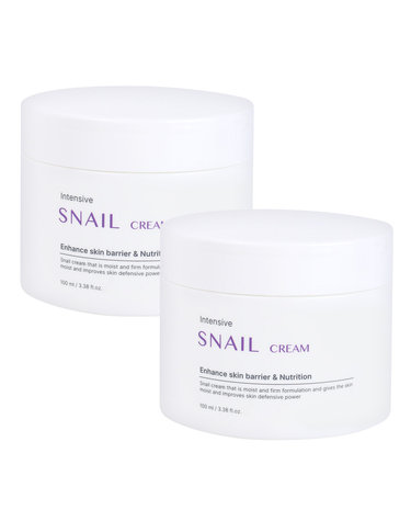 (2개)푸드어홀릭 인텐시브 스네일 크림 100ml/수분크림 장벽강화 주름개선 고보습
