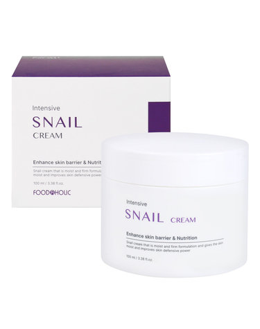 푸드어홀릭 인텐시브 스네일 크림 100ml/수분크림 장벽강화 주름개선 고보습