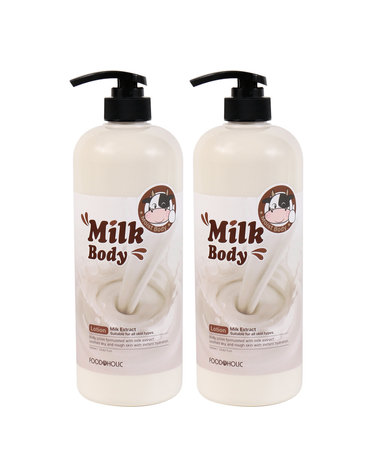 (1+1)푸드어홀릭 밀크 우유 바디로션 1000ml