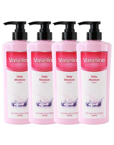 (4개)바세린 데일리 모이스처 바디로션 500ml