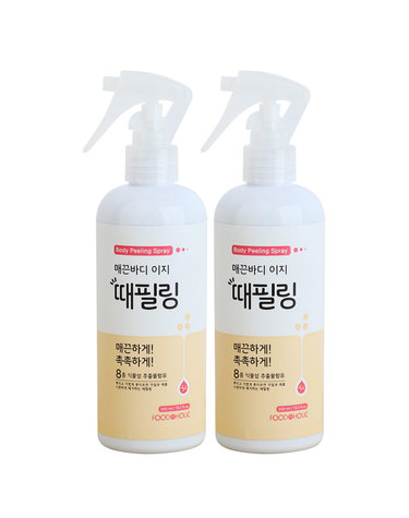 (1+1/무배)푸드어홀릭 매끈바디 이지 때필링 300ml /바디스크럽 각질제거