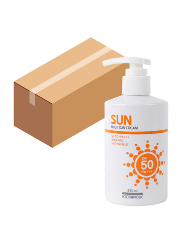 멀티 선크림 250ml 1박스 (40개입)/ SPF50 펌프형