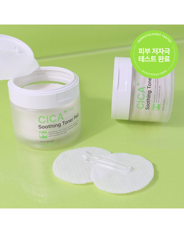 푸드어홀릭 시카 플러스 수딩 토너패드 60매(180ml) /저자극 카밍 진정패드