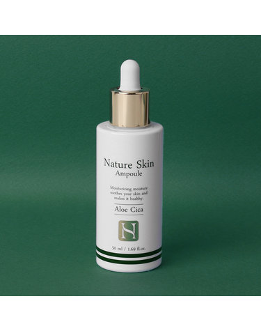 푸드어홀릭 네이처 스킨 앰플 50ml 알로에 시카 /주름개선기능성 피부진정 병풀추출물 함유