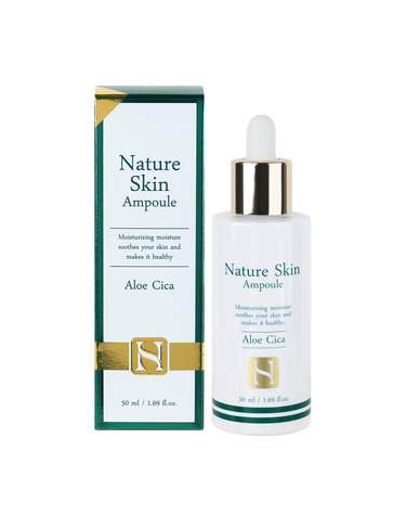 푸드어홀릭 네이처 스킨 앰플 50ml 알로에 시카 /주름개선기능성 피부진정 병풀추출물 함유