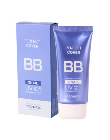 푸드어홀릭 푸드어홀릭 퍼펙트 커버 스네일 비비크림 50ml SPF41 /자외선차단 톤업 결광 BB