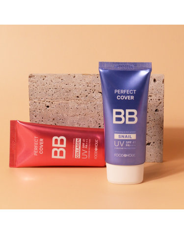 푸드어홀릭 퍼펙트 커버 비비크림 택1 /콜라겐.스네일 자외선차단 톤업 결광 BB
