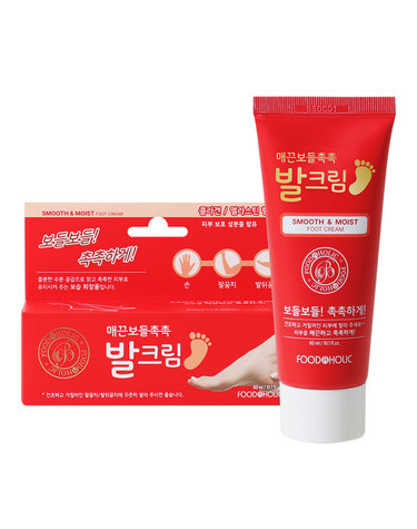 푸드어홀릭 매끈보들촉촉 발크림/엘라스틴 콜라겐 풋크림 60ml