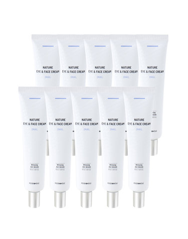 (10개)푸드어홀릭 네이처 스네일 아이 앤 페이스 아이크림 40ml
