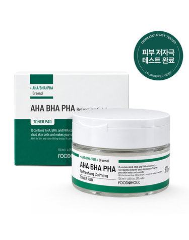 아하바하파하 리프레싱 카밍 토너패드 70매(120ml) /저자극 피지조절 진정