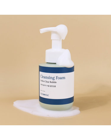푸드어홀릭 퍼펙트 클리어 위치하젤 버블 클렌징폼 300ml /저자극 폼클렌징 미세거품