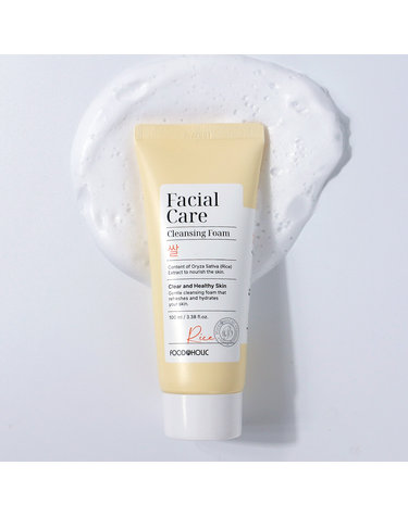 푸드어홀릭 페이셜 케어 클렌징폼 쌀 100ml /약알칼리성 맑은피부 라이스 클렌저