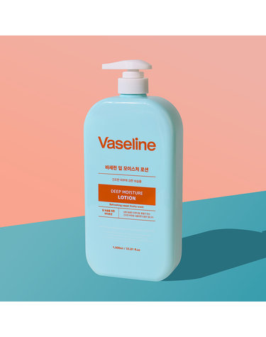 바세린 딥 모이스처 바디로션 1000ml /대용량 건조한피부용 고보습