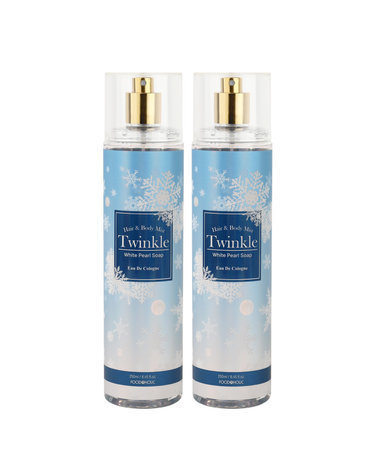 (1+1)NEW 트윙클 화이트 펄 솝(비누향) 바디미스트 250ml