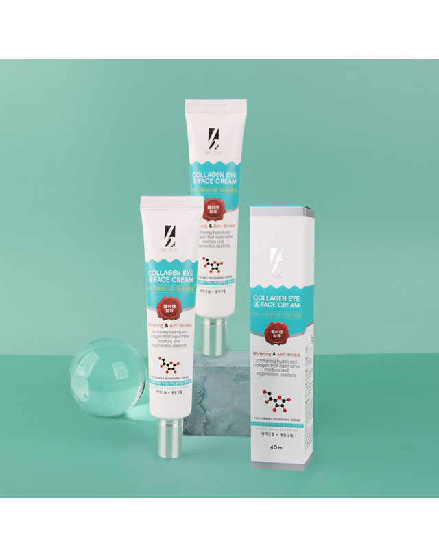 비러브 콜라겐 아이 앤 페이스 크림 40ml 착용컷