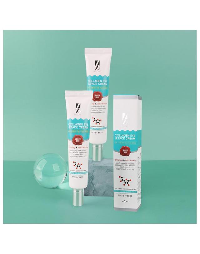 비러브 (5개)콜라겐 아이 앤 페이스 크림 40ml 착용컷