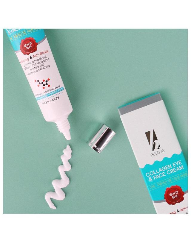 비러브 (5개)콜라겐 아이 앤 페이스 크림 40ml 착용컷