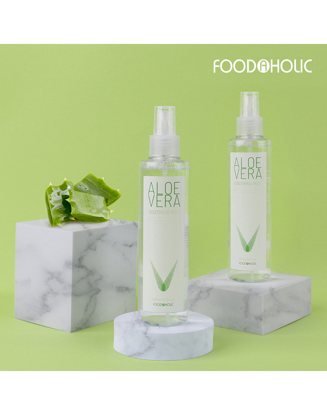 푸드어홀릭 푸드어홀릭 알로에베라 수딩미스트 200ml 착용컷