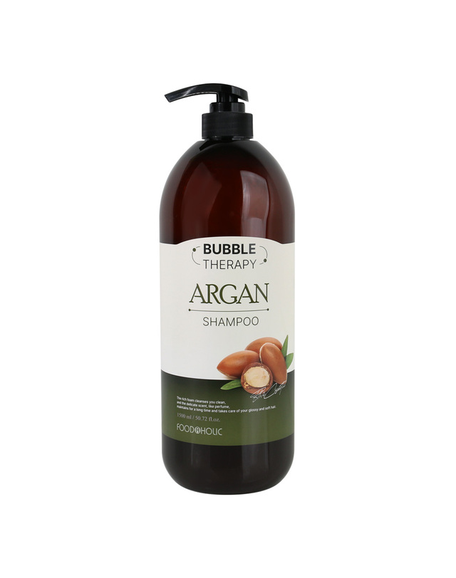 푸드어홀릭 푸드어홀릭 버블 테라피 아르간 샴푸 1500ml/대용량 착용컷