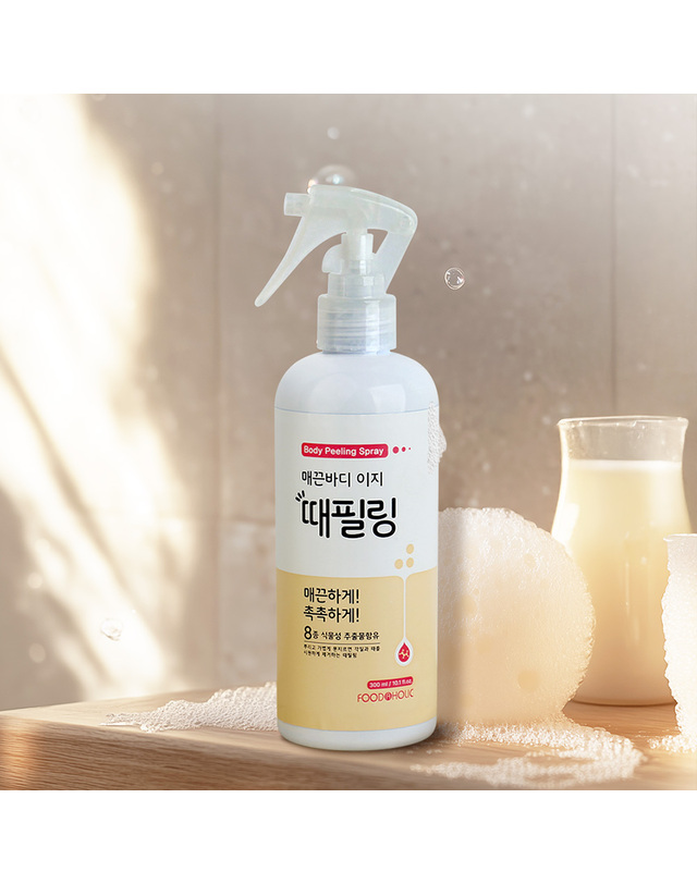 푸드어홀릭 푸드어홀릭 매끈바디 이지 때필링 300ml /바디스크럽 각질제거 착용컷