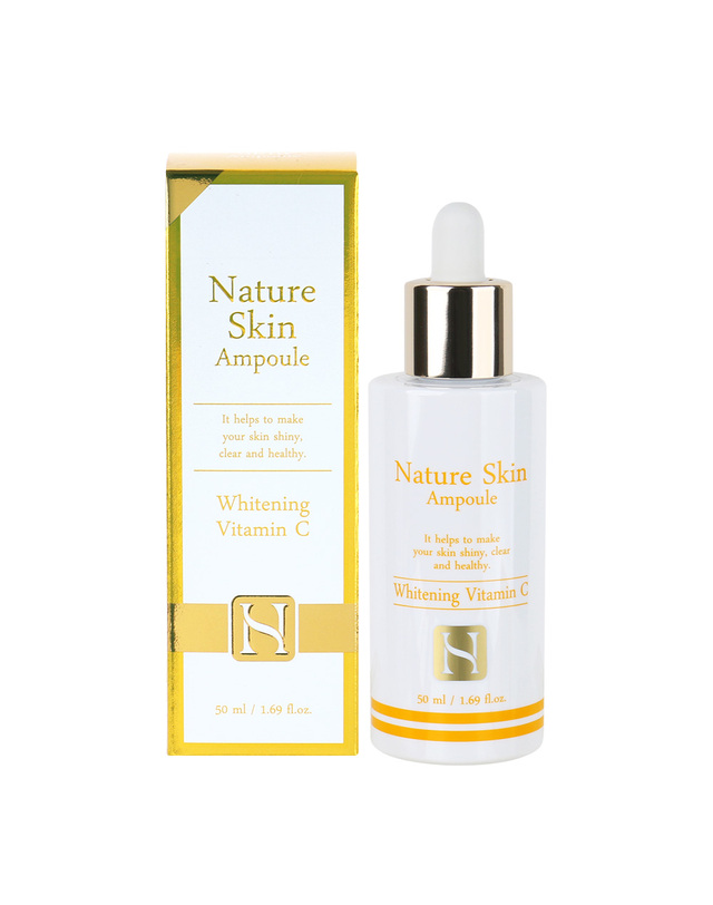푸드어홀릭 푸드어홀릭 네이처 스킨 앰플 50ml 화이트닝 비타민C /미백기능성 생기세럼 비타민에센스 착용컷