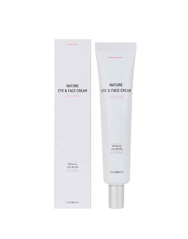푸드어홀릭 (10개)푸드어홀릭 네이처 콜라겐 아이 앤 페이스 아이크림 40ml 착용컷