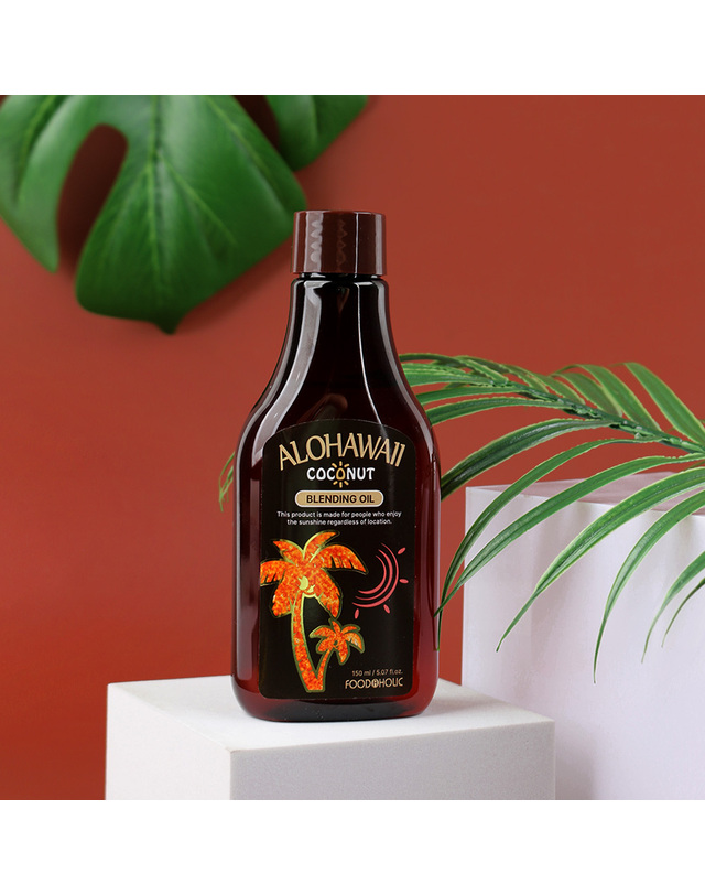 푸드어홀릭 (4개)푸드어홀릭 알로하와이 블렌딩 오일 150ml/태닝오일 착용컷